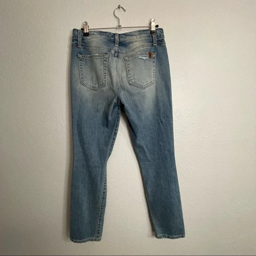 Joe's Midrise Slim Jeans Distressing​​​